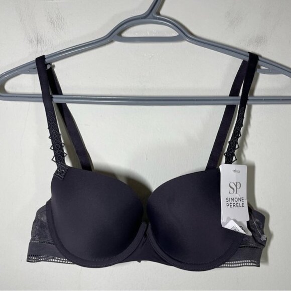 NWT Simone Perele Purple Wired Bra size 32B - Picture 4 of 6